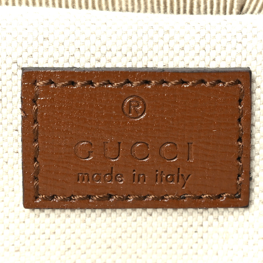 Gucci GG Supreme Monogram Azalea Calfskin Retro Interlocking G Carry On Trolley Brown Sugar Image 6