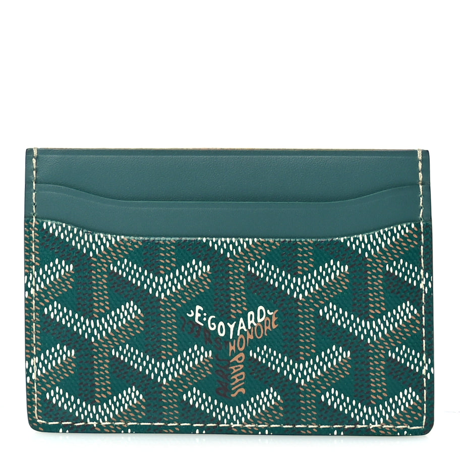 Goyard Goyardine Saint Sulpice Card Holder Green Image 1