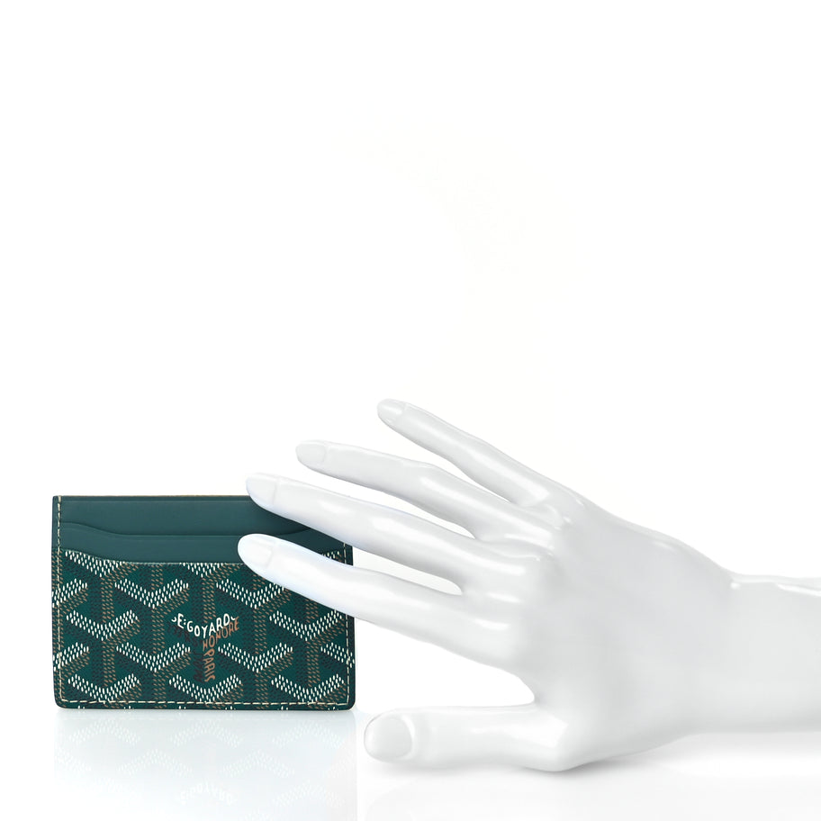 Goyard Goyardine Saint Sulpice Card Holder Green Image 2