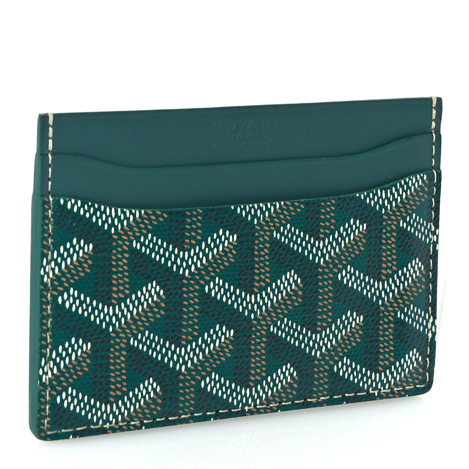 Goyard Goyardine Saint Sulpice Card Holder Green Image 3