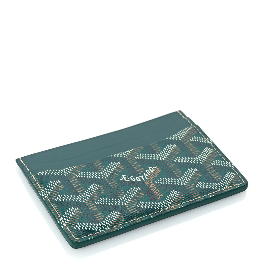 Goyard Goyardine Saint Sulpice Card Holder Green Image 4