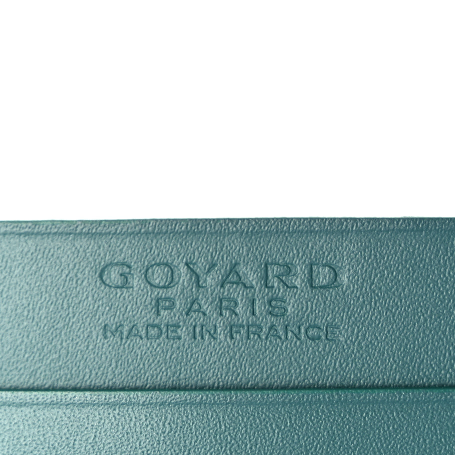 Goyard Goyardine Saint Sulpice Card Holder Green Image 6