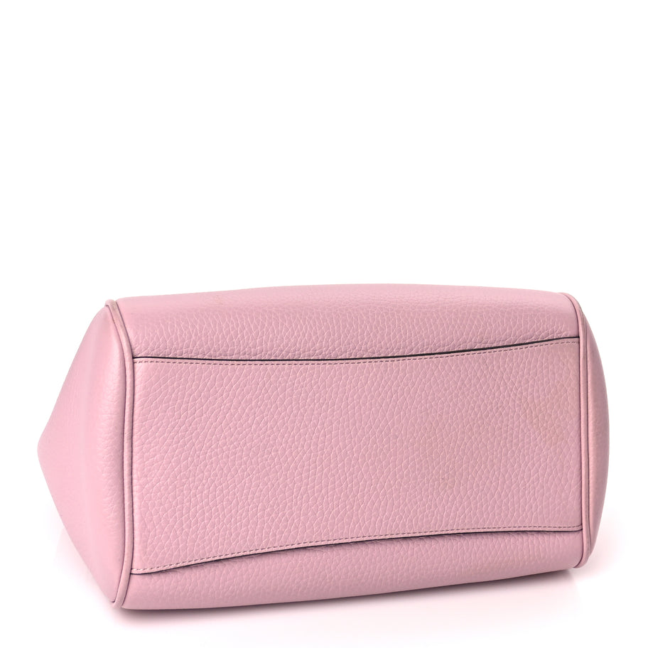 Mulberry Heavy Grain Calfskin Small Belted Bayswater Tote Powder Pink Powder Pink Image 3