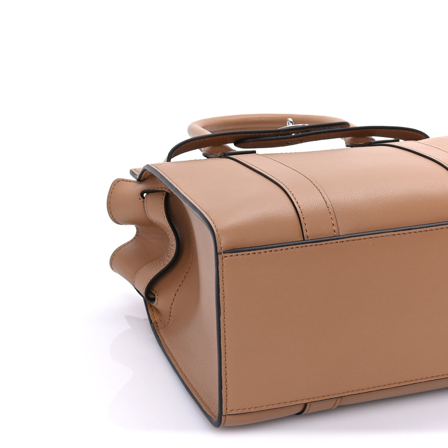 Mulberry Micro Classic Grain Mini Zipped Bayswater Sable Image 7