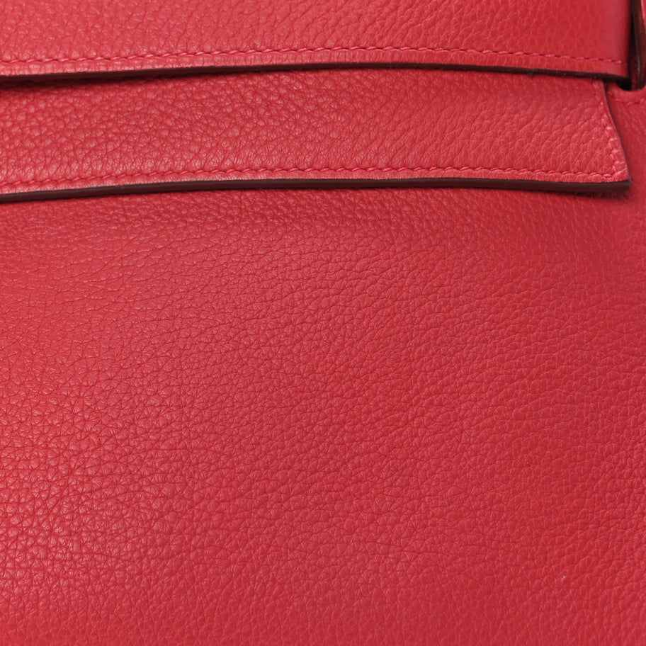 Hermes Clemence Shoulder Kelly 40  Bougainvillea Image 7