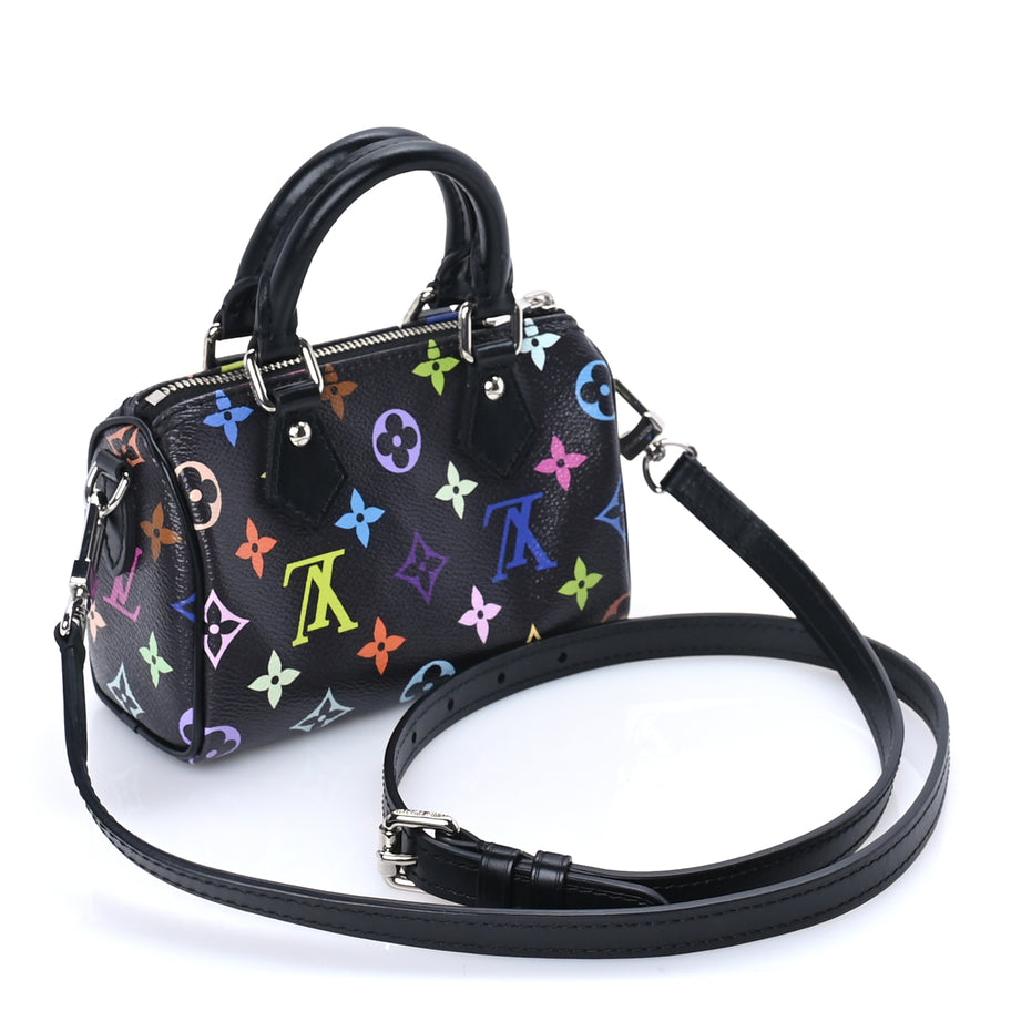 Louis Vuitton LV X TM Monogram Multicolor Nano Speedy  Black Image 2