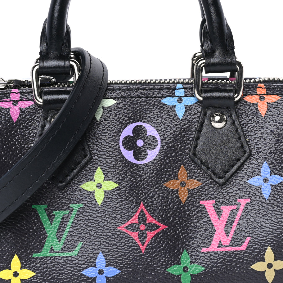 Louis Vuitton LV X TM Monogram Multicolor Nano Speedy  Black Image 6