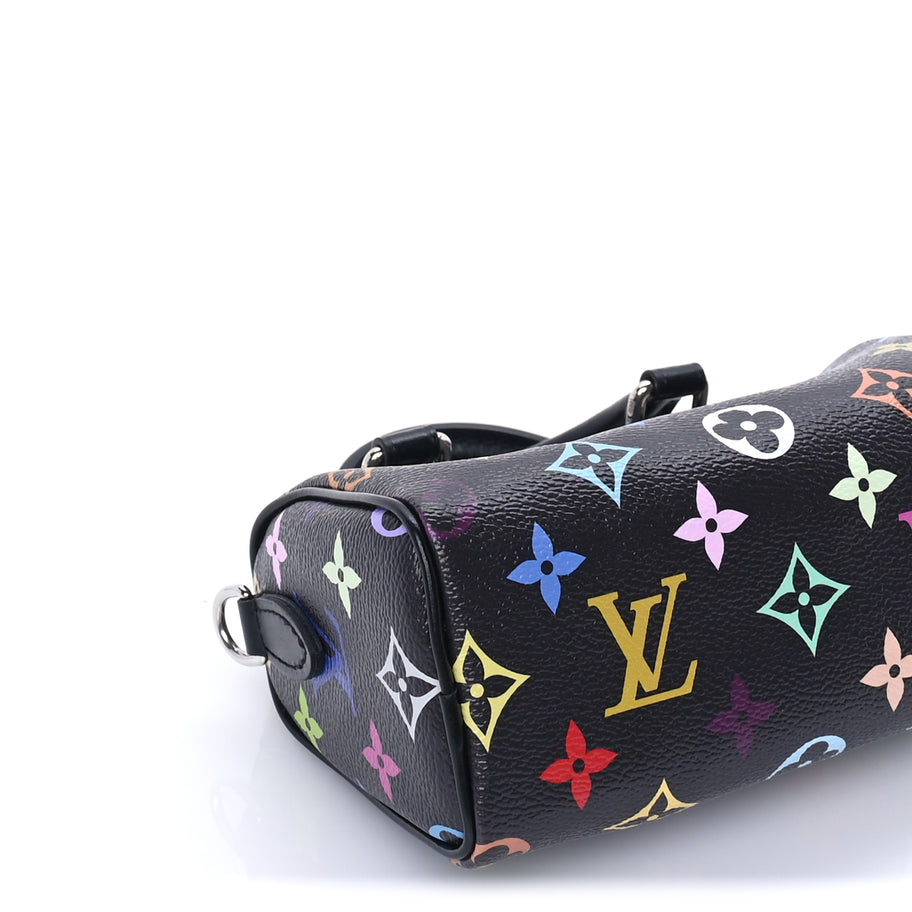 Louis Vuitton LV X TM Monogram Multicolor Nano Speedy  Black Image 7