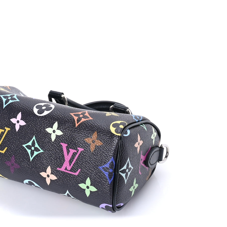 Louis Vuitton LV X TM Monogram Multicolor Nano Speedy  Black Image 8