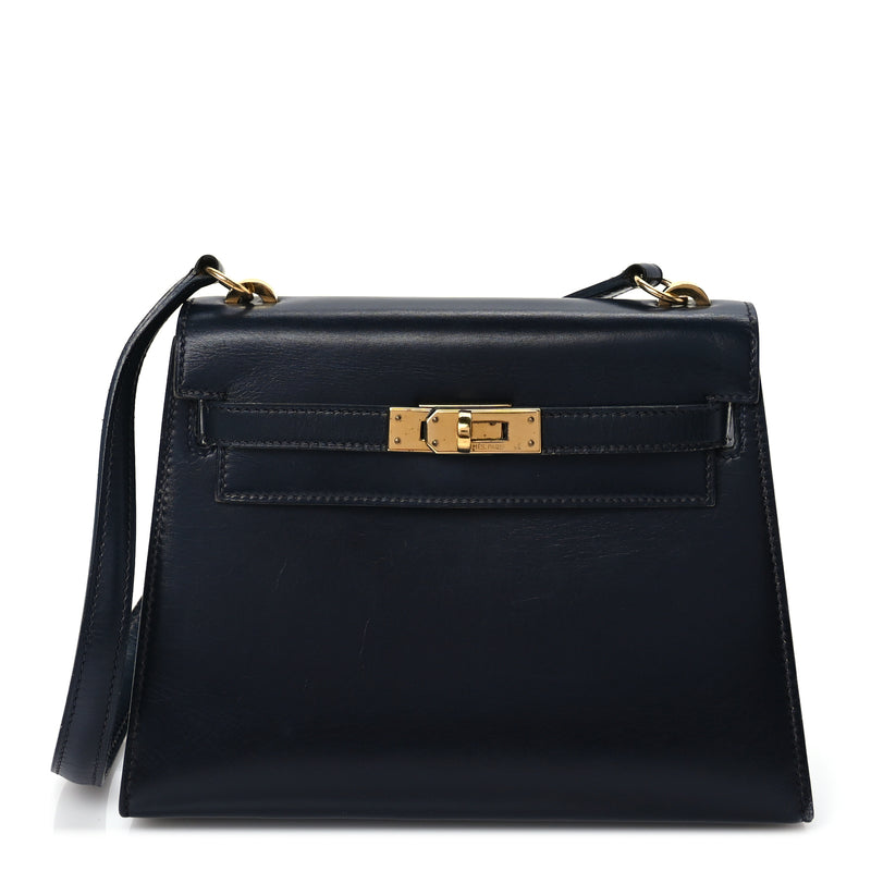  Hermes Box Mini Kelly Sellier 20 Indigo