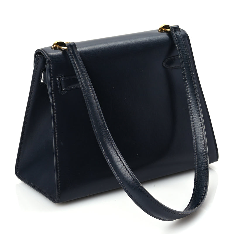  Hermes Box Mini Kelly Sellier 20 Indigo