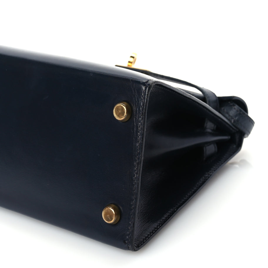 Hermes Box Mini Kelly Sellier 20 Indigo Image 9