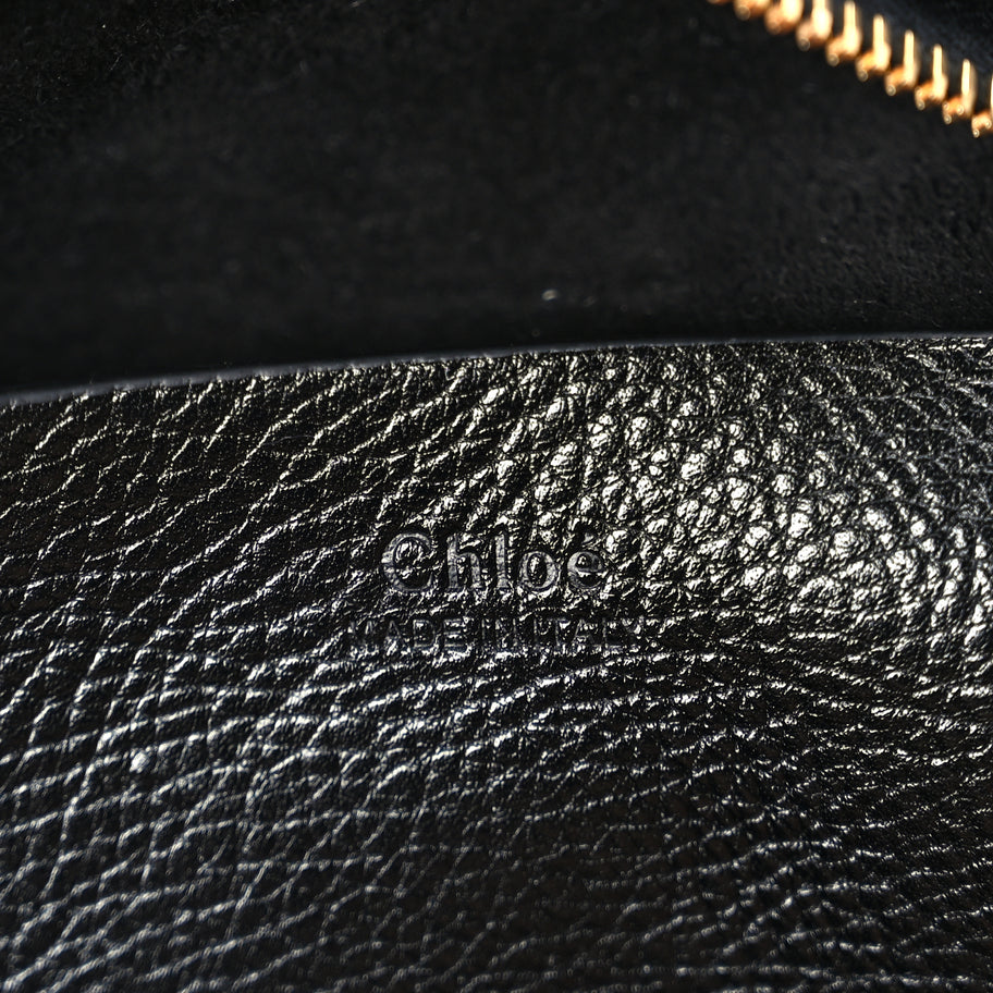 Chloe Grained Calfskin Large Bracelet Hobo Bag Black Image 5