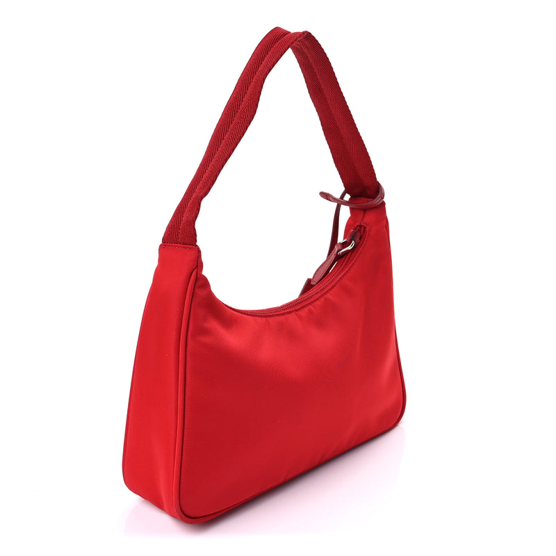  Prada Tessuto Nylon Mini Re-Edition 2000 Bag Rosso