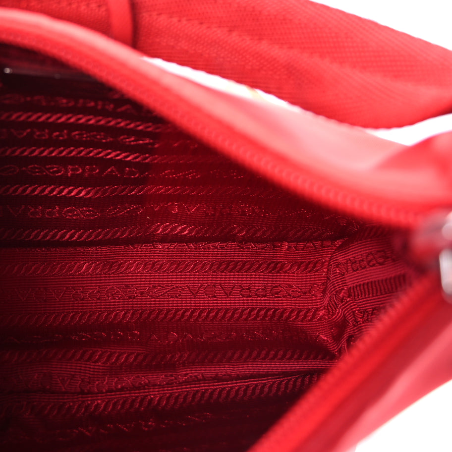 Prada Tessuto Nylon Mini Re-Edition 2000 Bag Rosso Image 4