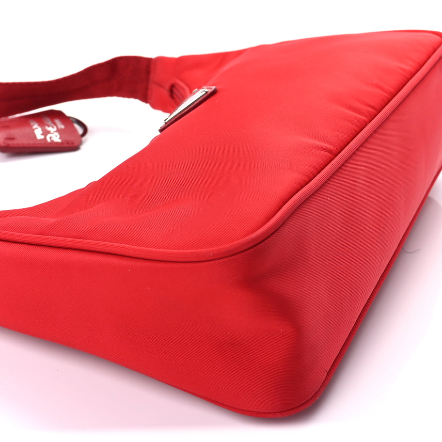 Prada Tessuto Nylon Mini Re-Edition 2000 Bag Rosso Image 7
