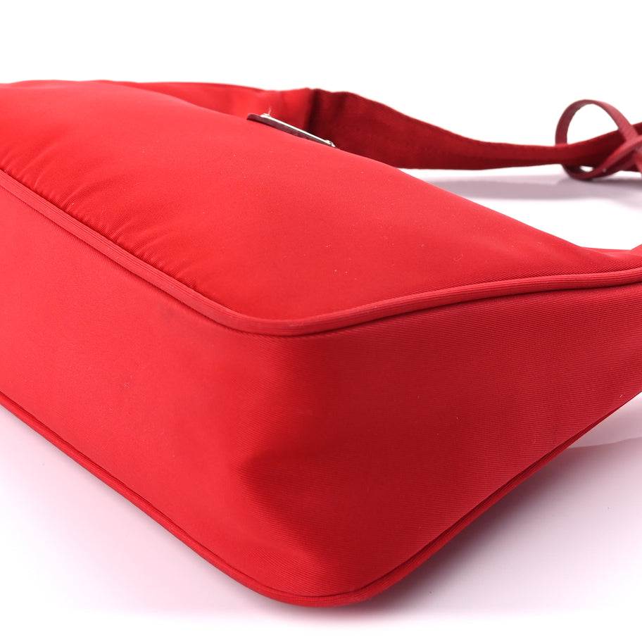 Prada Tessuto Nylon Mini Re-Edition 2000 Bag Rosso Image 8