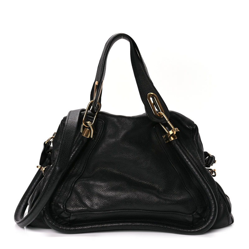  Chloe Calfskin Medium Paraty Black
