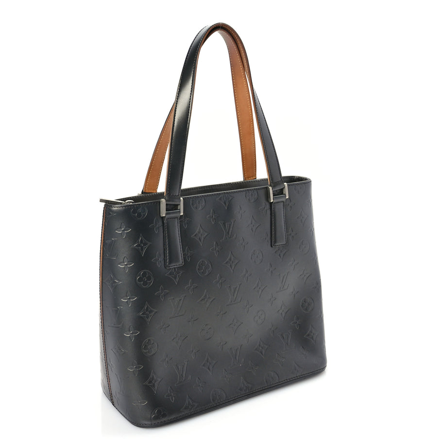 Louis Vuitton Mat Monogram Stockton  Black Image 2
