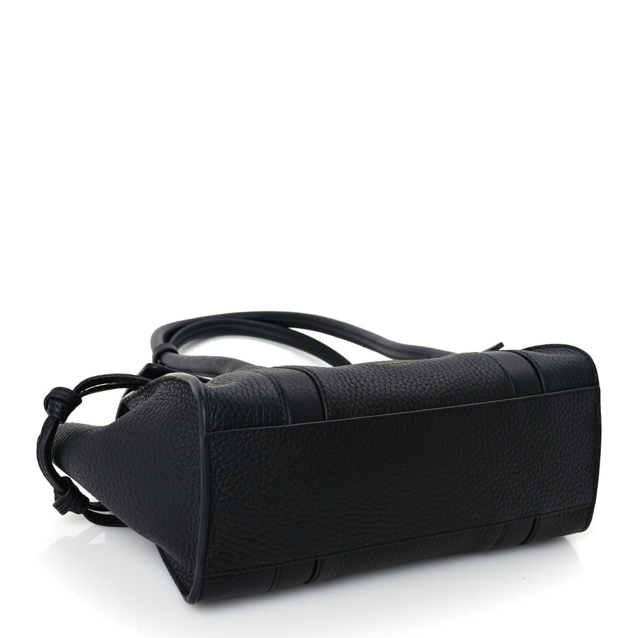 Mulberry Heavy Grain Mini Soft Bayswater  Black Image 3