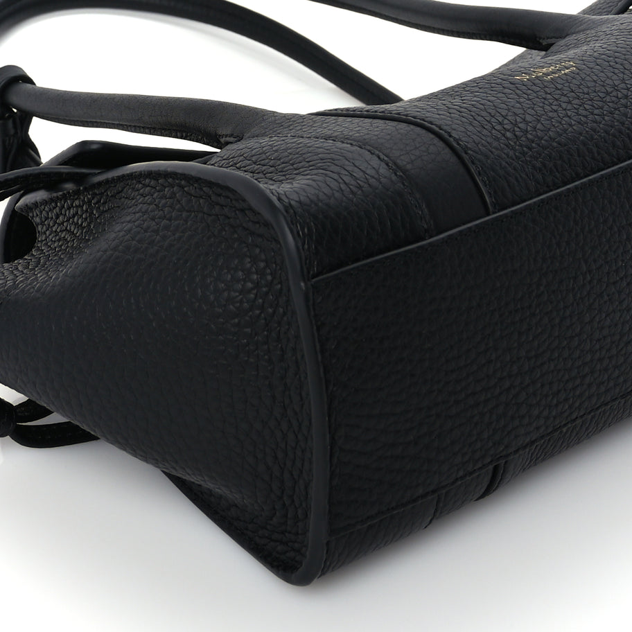 Mulberry Heavy Grain Mini Soft Bayswater  Black Image 7