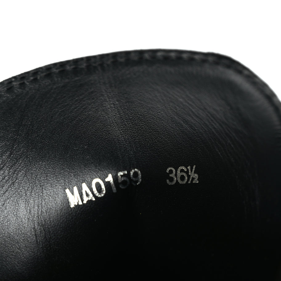 Louis Vuitton Suede Calfskin Monogram Laureate Platform Desert Boots 36.5 Black Image 6