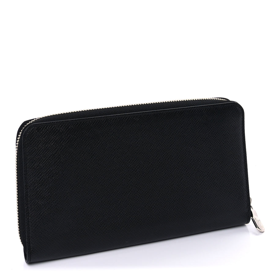 Louis Vuitton Taiga Zippy Organizer Wallet Black Image 3