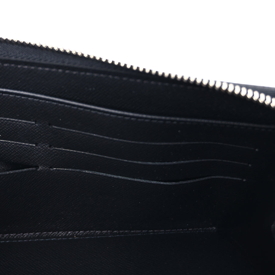 Louis Vuitton Taiga Zippy Organizer Wallet Black Image 5