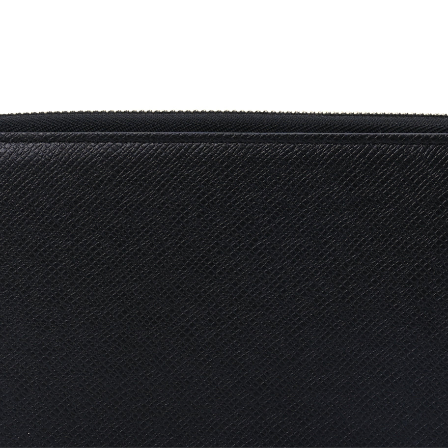 Louis Vuitton Taiga Zippy Organizer Wallet Black Image 7