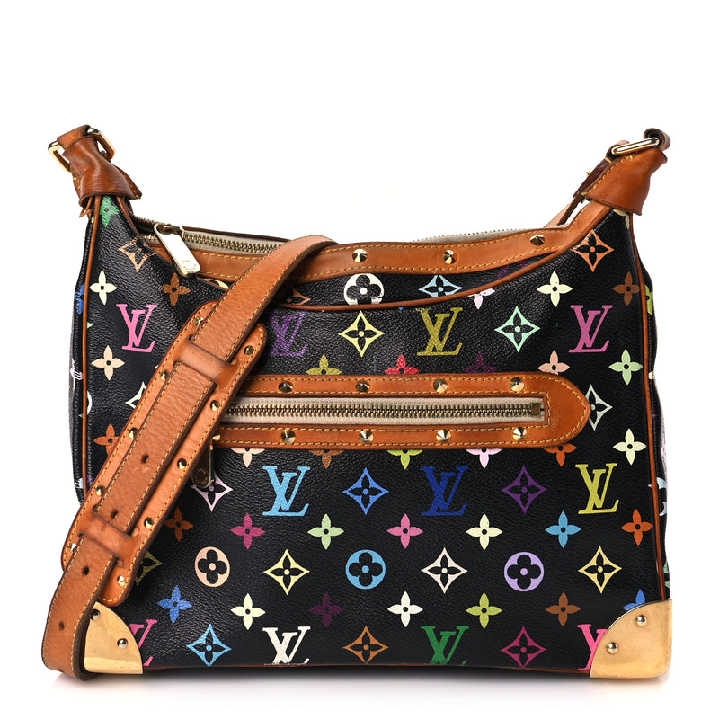  Louis Vuitton Monogram Multicolor Boulogne Black