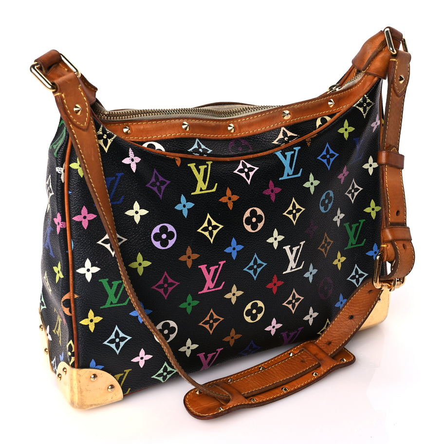Louis Vuitton Monogram Multicolor Boulogne Black Image 2