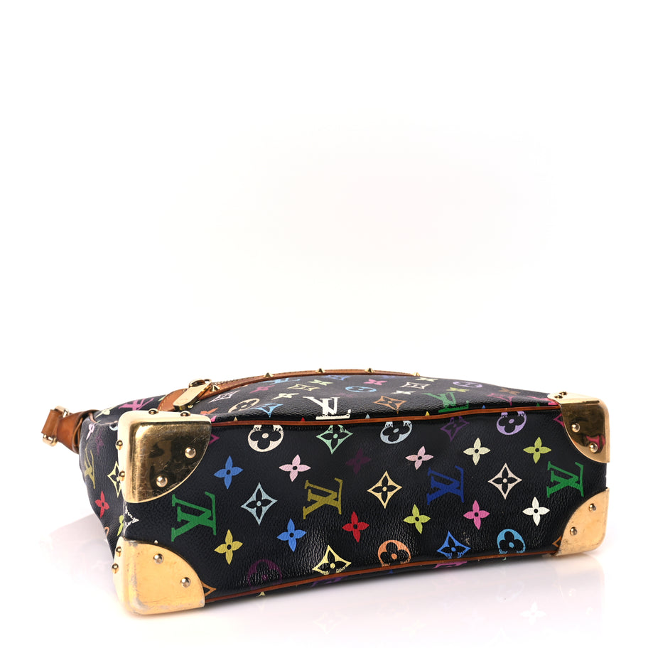 Louis Vuitton Monogram Multicolor Boulogne Black Image 3