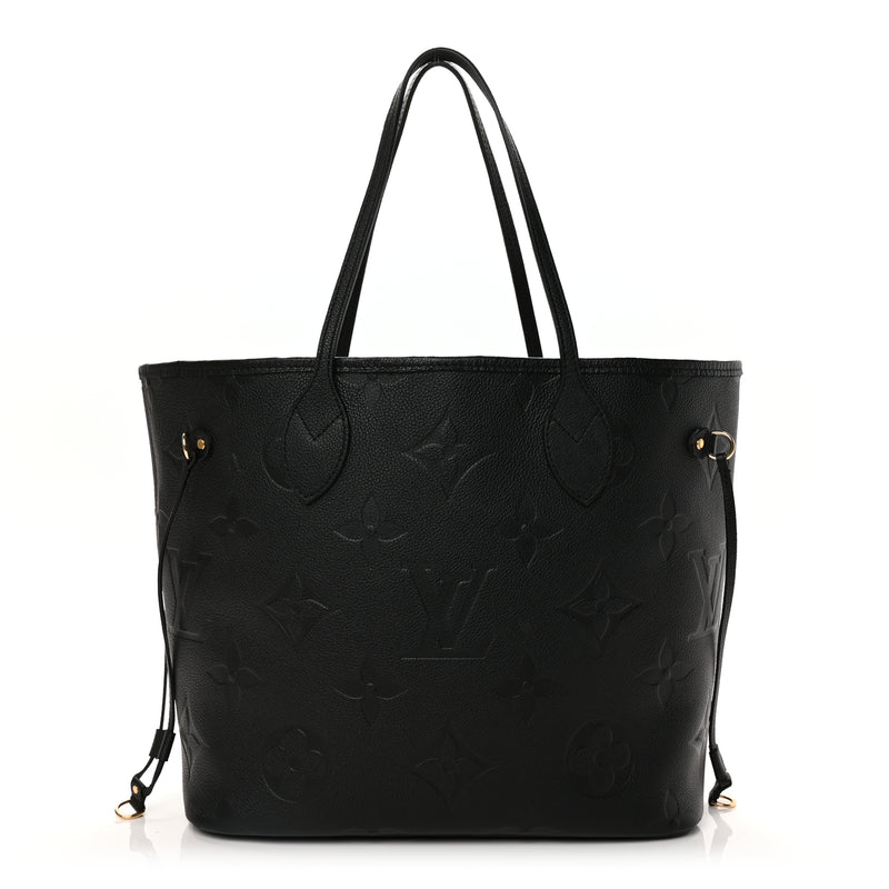  Louis Vuitton Empreinte Monogram Giant Neverfull MM Black