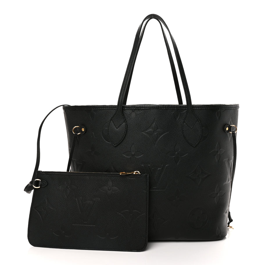 Louis Vuitton Empreinte Monogram Giant Neverfull MM Black Image 2