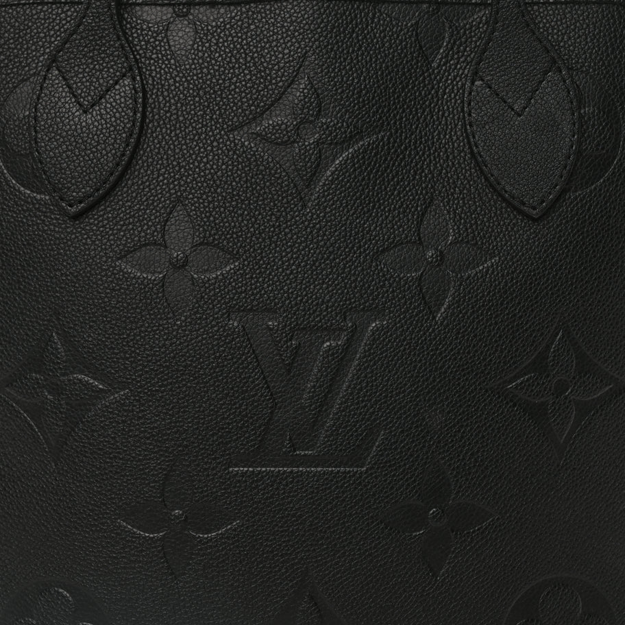 Louis Vuitton Empreinte Monogram Giant Neverfull MM Black Image 7