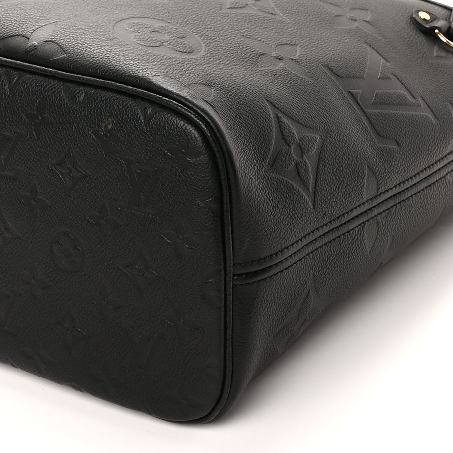 Louis Vuitton Empreinte Monogram Giant Neverfull MM Black Image 9