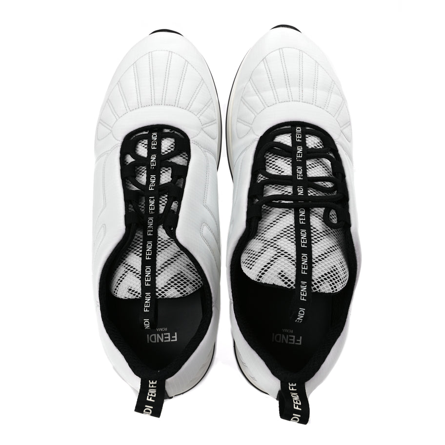 Fendi Nylon FFreedom Sneakers 41 White Image 3
