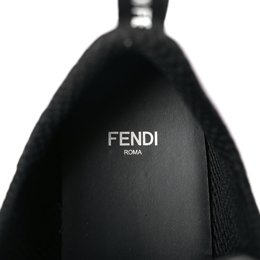 Fendi Nylon FFreedom Sneakers 41 White Image 8