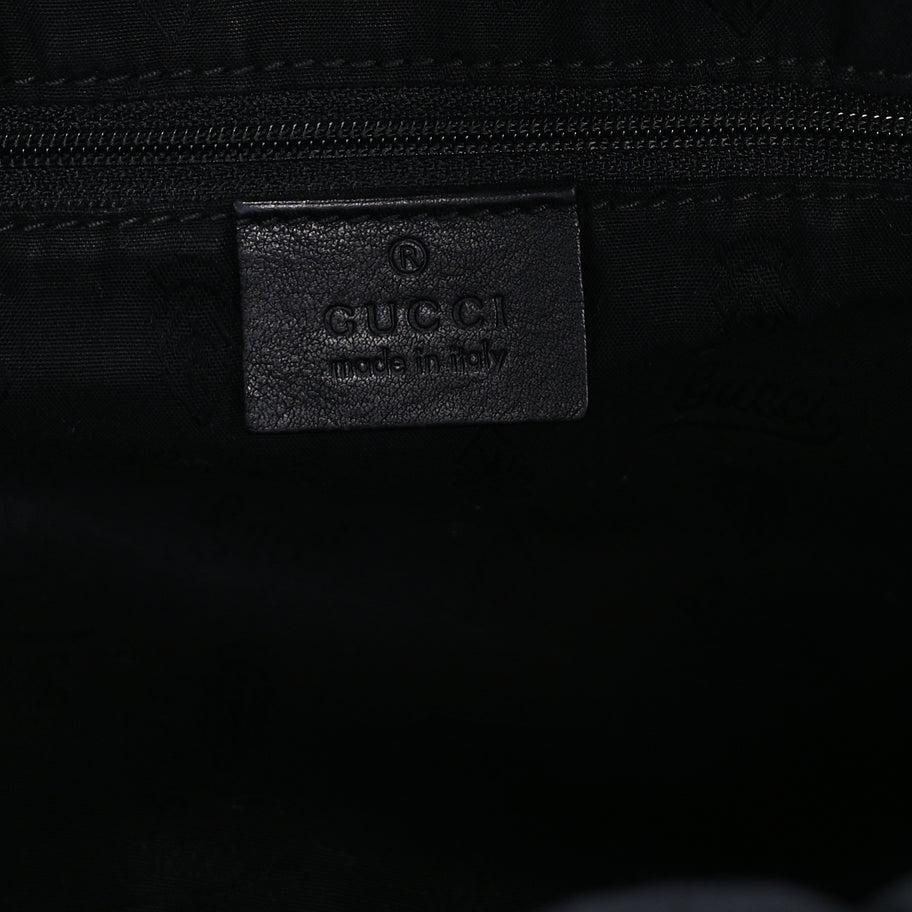 Gucci Guccissima Medium Sukey Tote Black Image 5