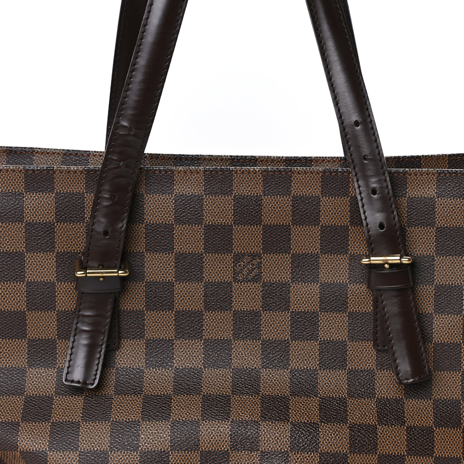 Louis Vuitton Damier Ebene Chelsea Tote Brown Image 6