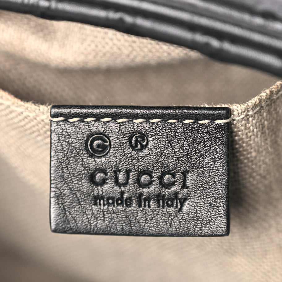 Gucci Microguccissima Mini Bree Messenger Bag Black Image 5