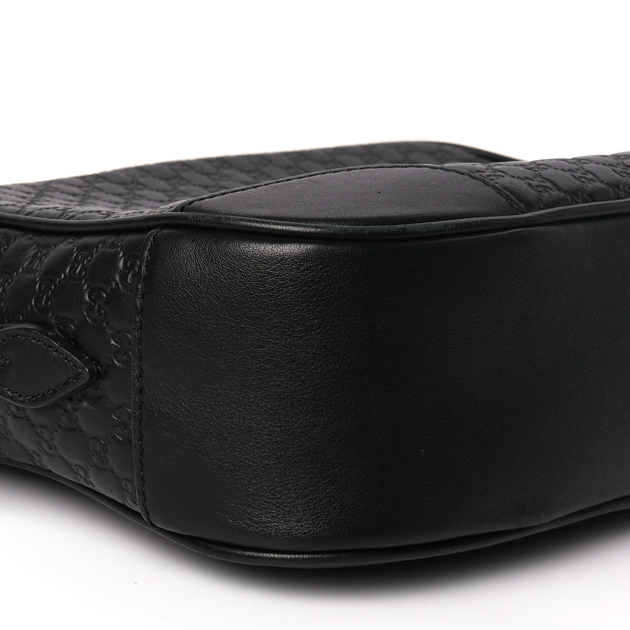 Gucci Microguccissima Mini Bree Messenger Bag Black Image 9