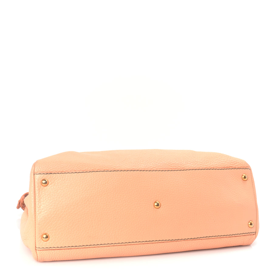 Fendi Cuoio Romano Selleria Bi-Color Large Peekaboo Iconic Satchel Image 3