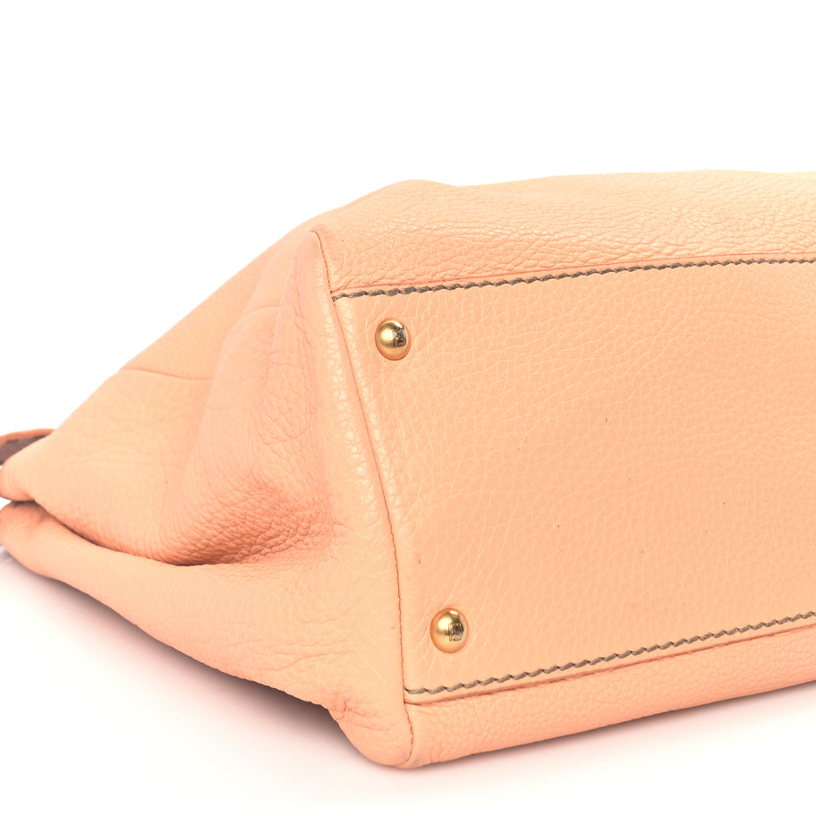 Fendi Cuoio Romano Selleria Bi-Color Large Peekaboo Iconic Satchel Image 7