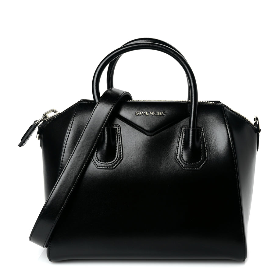 Givenchy Shiny Lord Calfskin Small Antigona Black Image 1
