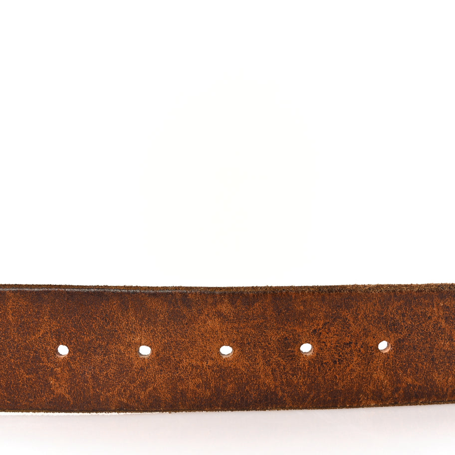 Gucci Faded Calfskin Double G 40mm Belt 80 32 Cuir Image 4