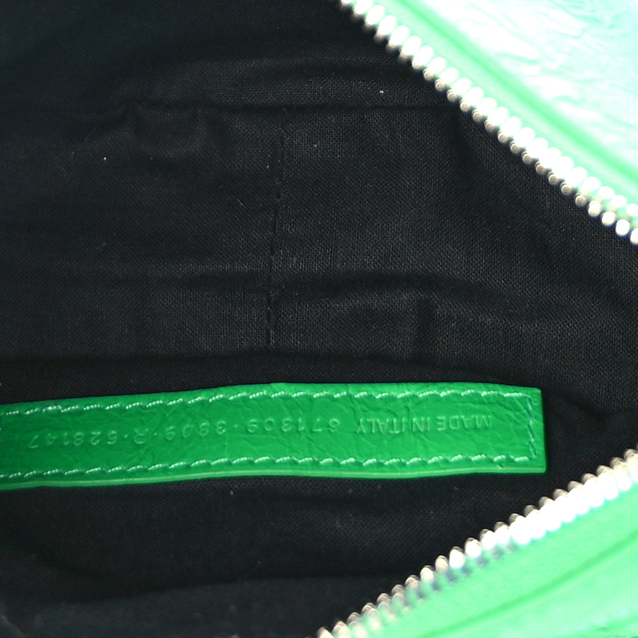 Balenciaga Agneau Arena Le Cagole Shoulder Bag XS Vivid Green Image 4