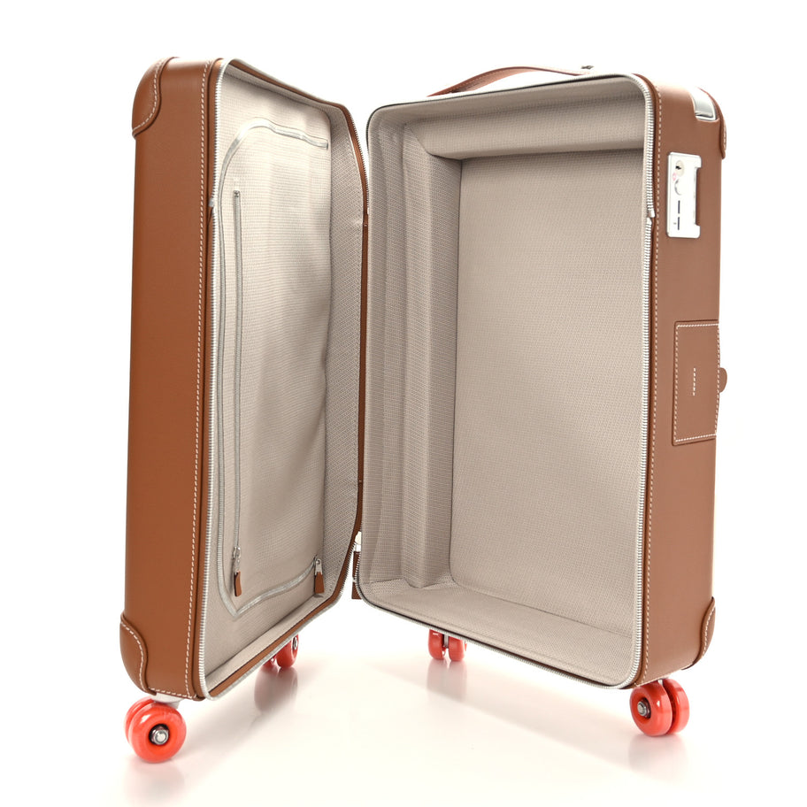 Hermes Canvas Taurillon Regate RMS Rolling Trolley Luggage Multicolor Image 4