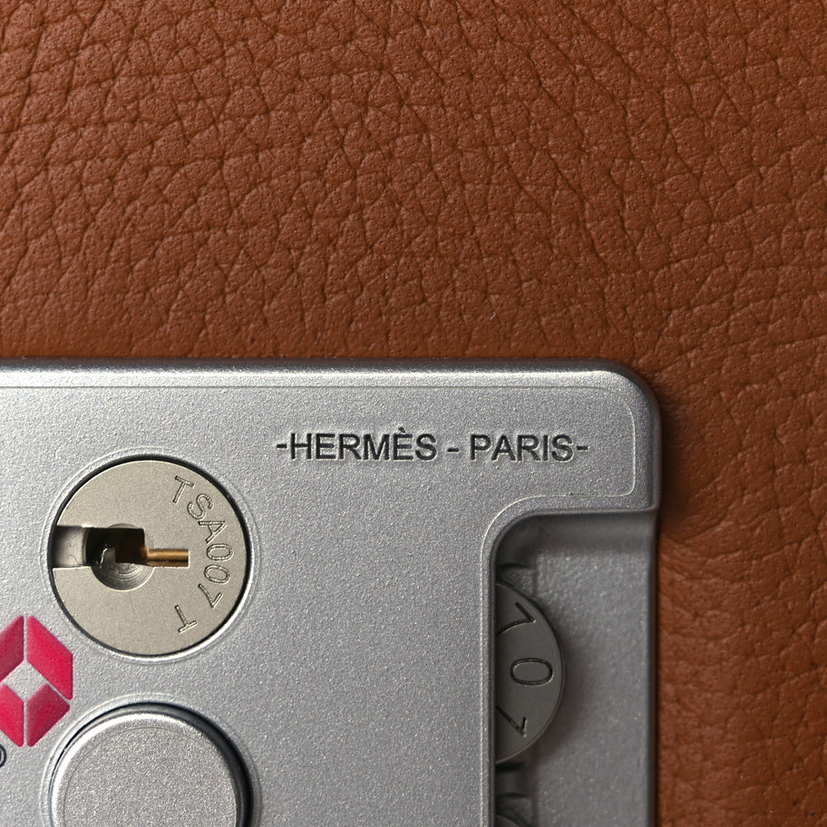 Hermes Canvas Taurillon Regate RMS Rolling Trolley Luggage Multicolor Image 5