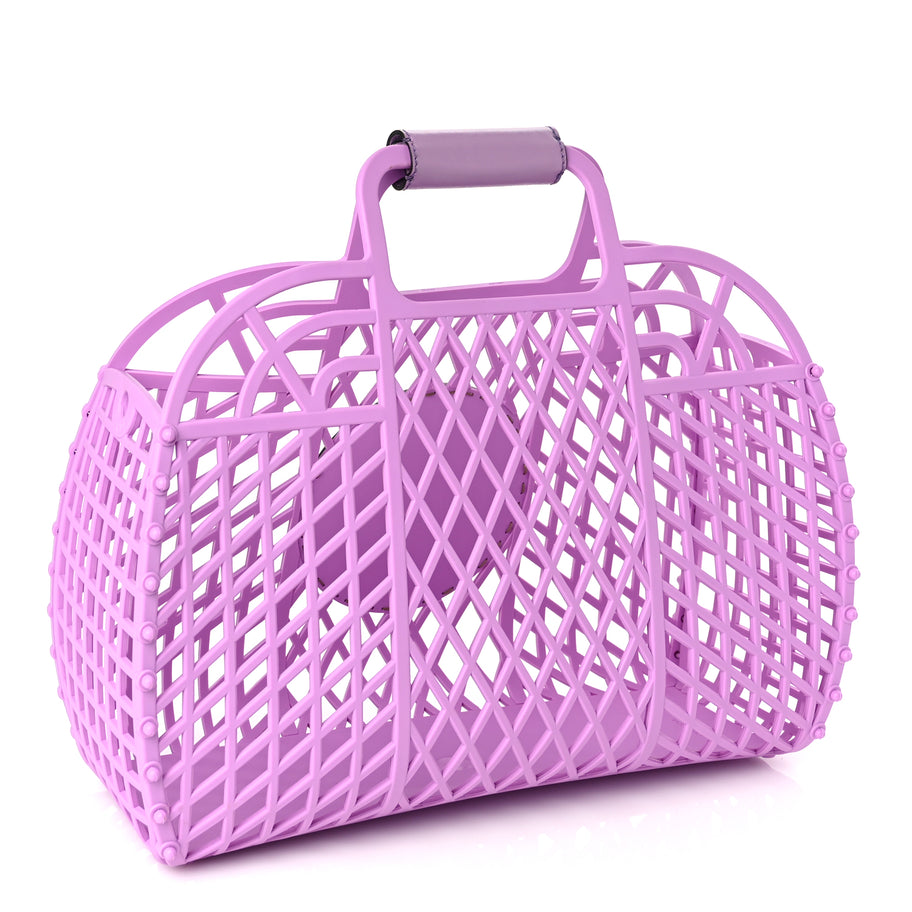 Fendi Recycled Plastic Vitello Liberty Matte Medium Fendi Basket Violetta Image 2